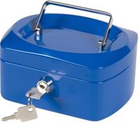 Q-CONNECT geldkoffer, 155 x 120 x 75 mm, blauw