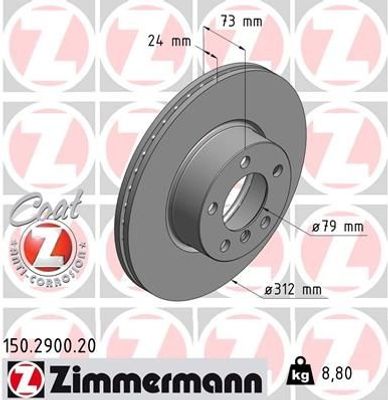 Remschijf Coat Z 150290020