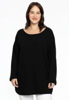 Yoek Trui vierkant cashmere | Zwart | Maat 46/48