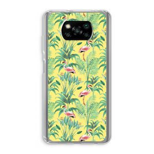 Flamingo party: Xiaomi Poco X3 NFC Transparant Hoesje