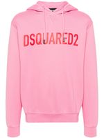 DSQUARED2 hoodie Cool Fit en coton - Rose - thumbnail