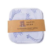 HappyBear Billendoekjes - Set van 10 - Blue Giraffe