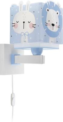 Dalber Kinderkamer wandlampBaby Jungle soft blauw - 63119T