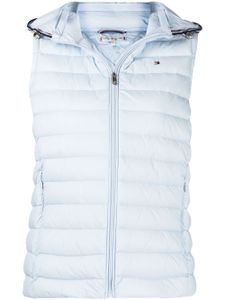 Tommy Hilfiger gilet matelassé à fermeture zippée - Bleu