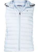 Tommy Hilfiger gilet matelassé à fermeture zippée - Bleu - thumbnail