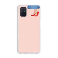 High heels: Galaxy A71 Transparant Hoesje