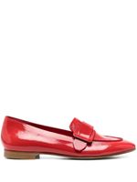 Del Carlo patent-finish calf-leather loafers - Rouge - thumbnail