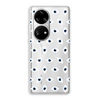 Eyes pattern: Huawei P50 Pro Transparant Hoesje