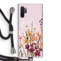 Painted wildflowers: Samsung Galaxy Note 10 Plus Transparant Hoesje met koord