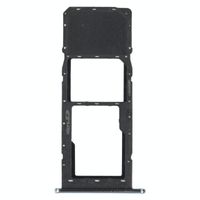 SIM-kaart lade + Micro SD-kaart lade voor LG K61 LMQ630EAW LM-Q630 (Blauw)