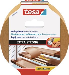 Tesa Tapijttape | lengte 25 m | breedte 50 mm wiel | 6 stuks - 05696-00010-11 05696-00010-11