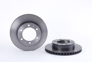 Remschijf COATED DISC LINE BREMBO, Remschijftype: Binnen geventileerd, u.a. für Toyota