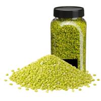 Home & Styling decoratie stenen/granulaat - 2x - 650ml - groen - hobby steentjes