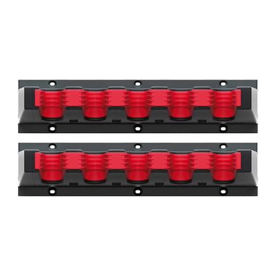 Tuin gereedschap houders/klemmen - 2x klemmen - voor stelen - opbergsysteem