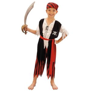 Voordelig piraten kostuum voor kinderen 130-140 (10-12 jaar)  -