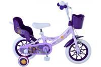 Wish Wish Wish Kinderfiets Meisjes 12 inch Paars - thumbnail