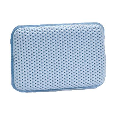 Badkussen anti-slip - blauw - 29 cm - nekkussen voor in bad - relax kussen