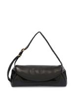 Jil Sander grand sac porté épaule Cannolo - Noir - thumbnail