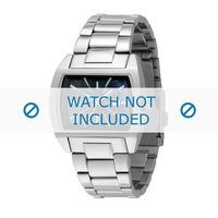 Diesel horlogeband DZ5114 Roestvrij staal (RVS) Zilver 23mm