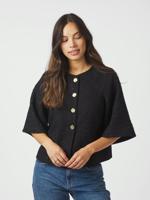 Neo Noir Rosella Boucle Mini Jacket | Black