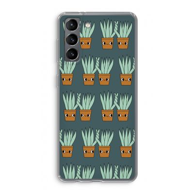 Sansevieria: Samsung Galaxy S21 Transparant Hoesje