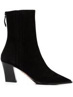 Aquazzura bottines en daim - Noir