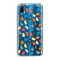 Kleurrijke katten: Huawei P20 Lite Transparant Hoesje