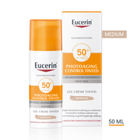 Eucerin Sun Photoaging Control Gel-Crème Getint Medium Anti-Age SPF50+ 50ml - thumbnail