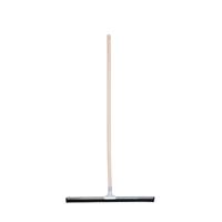 Vloertrekker/douchetrekker voor water - metaal/natuurrubber - breedte 60 cm - steel hout 120 cm