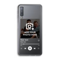 Music Player: Samsung Galaxy A7 (2018) Transparant Hoesje