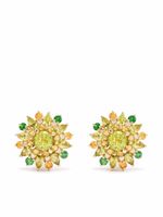 Stefere boucles d'oreilles en or 18ct ornées de pierres variées