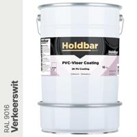 Holdbar PVC-Vloer Coating Verkeerswit (RAL 9016) 10 Kg
