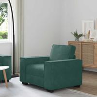 Sofastoel Donkergroen 60 cm Fluweel