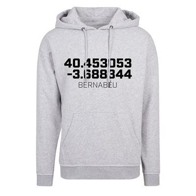 FC Eleven - Bernabéu Coordinates Hoodie - Grijs
