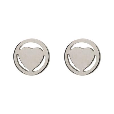 iXXXi Oorbellen Ear Studs Heart Zilver