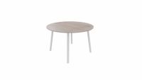 Tafel 9311 rond - 120 cm. - Wit - Eiken Robson - Wit