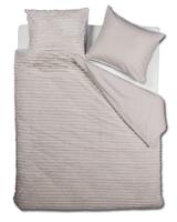 Rivièra Maison Furry Stripes Gebroken wit dekbedovertrek