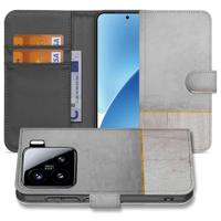 Xiaomi 15 | Book Style Case | Wood Concrete Xiaomi 15 | Book Style Case | Wood Concrete