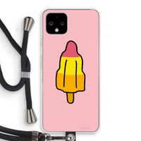 Raketijsje: Pixel 4 Transparant Hoesje met koord