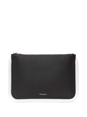 JW Anderson grande pochette Bumper en cuir - Noir