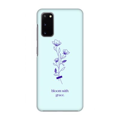 Bloom with grace: Volledig geprint Samsung Galaxy S20 Hoesje