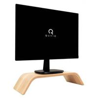 QUVIO Computer monitor standaard hout - licht bruin - thumbnail