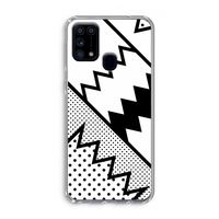 Pop Art #5: Samsung Galaxy M31 Transparant Hoesje Pop Art #5: Samsung Galaxy M31 Transparant Hoesje