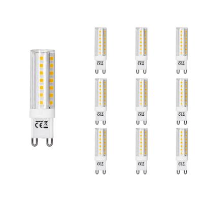 10x G9 LED lamp - 4,8W 470lm - 3000K warm wit - Vervangt 40 Watt - G9 Fitting - G9 Steeklamp - G9 LED Capsule
