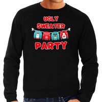 Ugly sweater party foute Kersttrui / outfit zwart voor heren