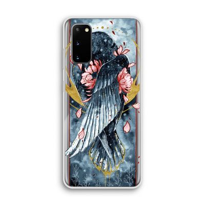 Golden Raven: Samsung Galaxy S20 Transparant Hoesje