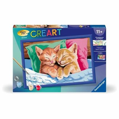 Set voor verven op nummer Ravensburger CReart Cats