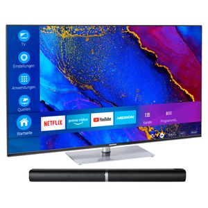 BundelDEAL ! LIFE® X15005 50 inch Ultra HD Smart-TV & P61202 Bluetooth Soundbar