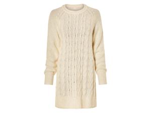 esmara Dames jurk (M (40/42), Crème)