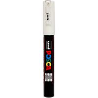 Uni-Posca Posca marker, afm pc-1m, lijndikte 0,7 mm, extra-fijn, wit, 1 stuk